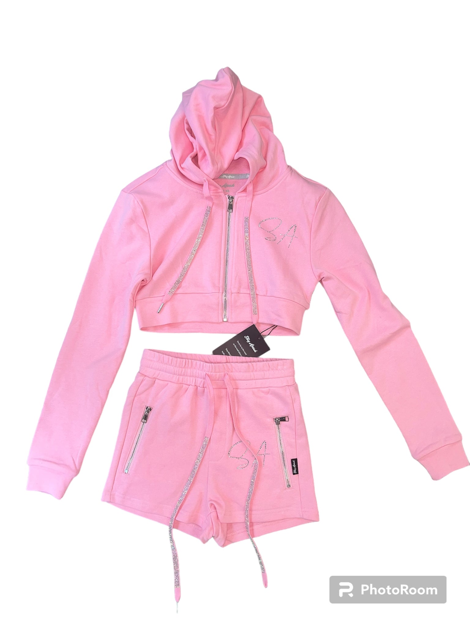 Pink Signature Crop Set