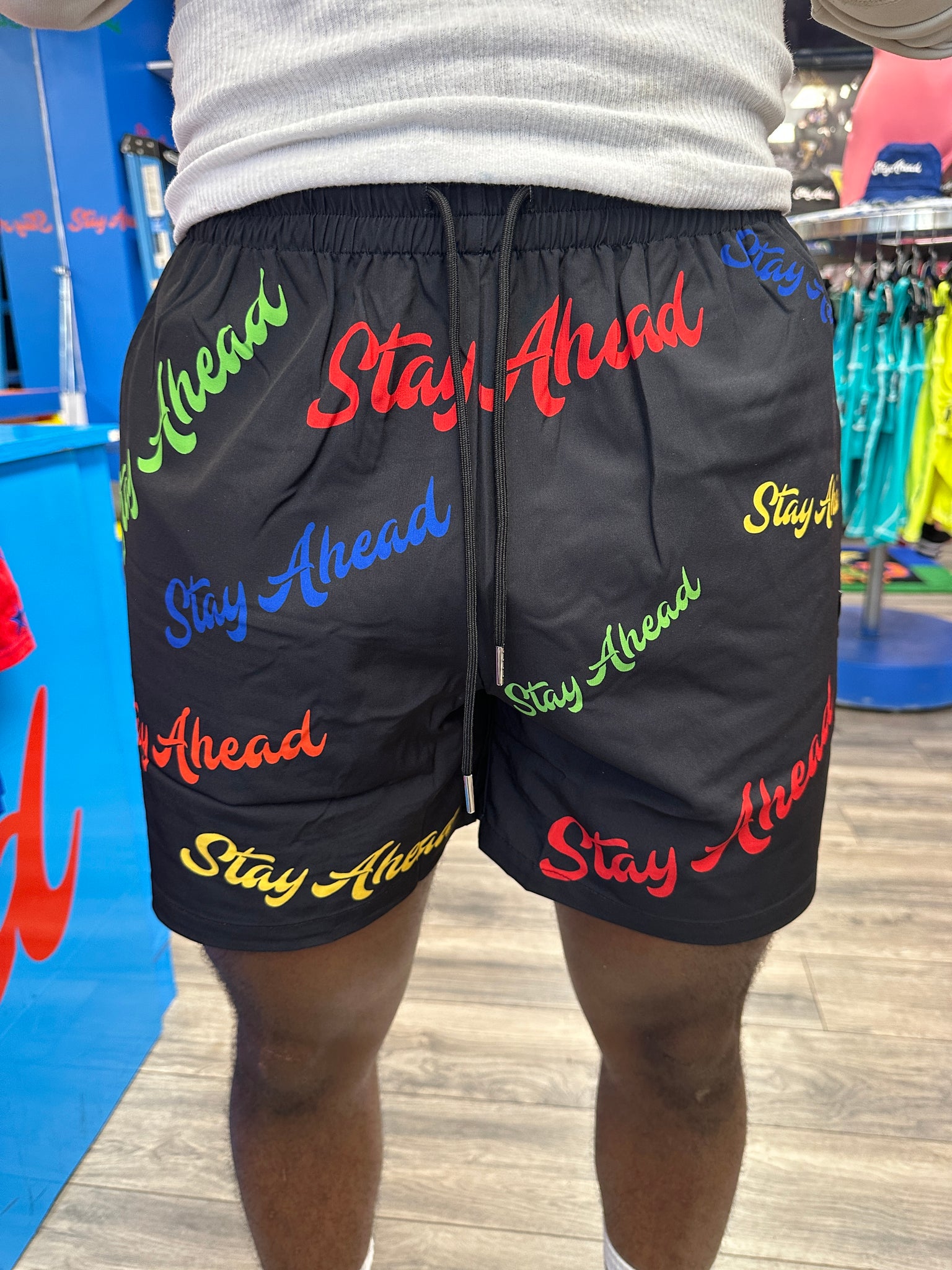 Black Signature Swim Trunks