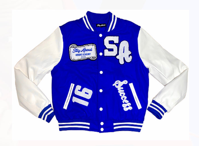 Royal Blue Varsity Jacket