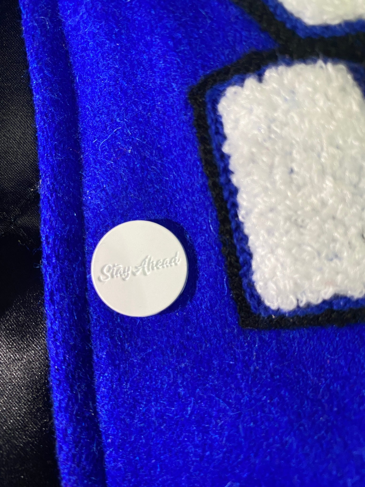 Royal Blue Varsity Jacket