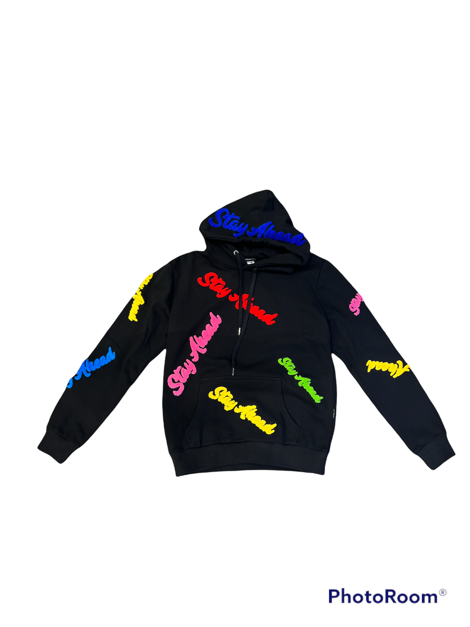 Black Monogram Hoddie