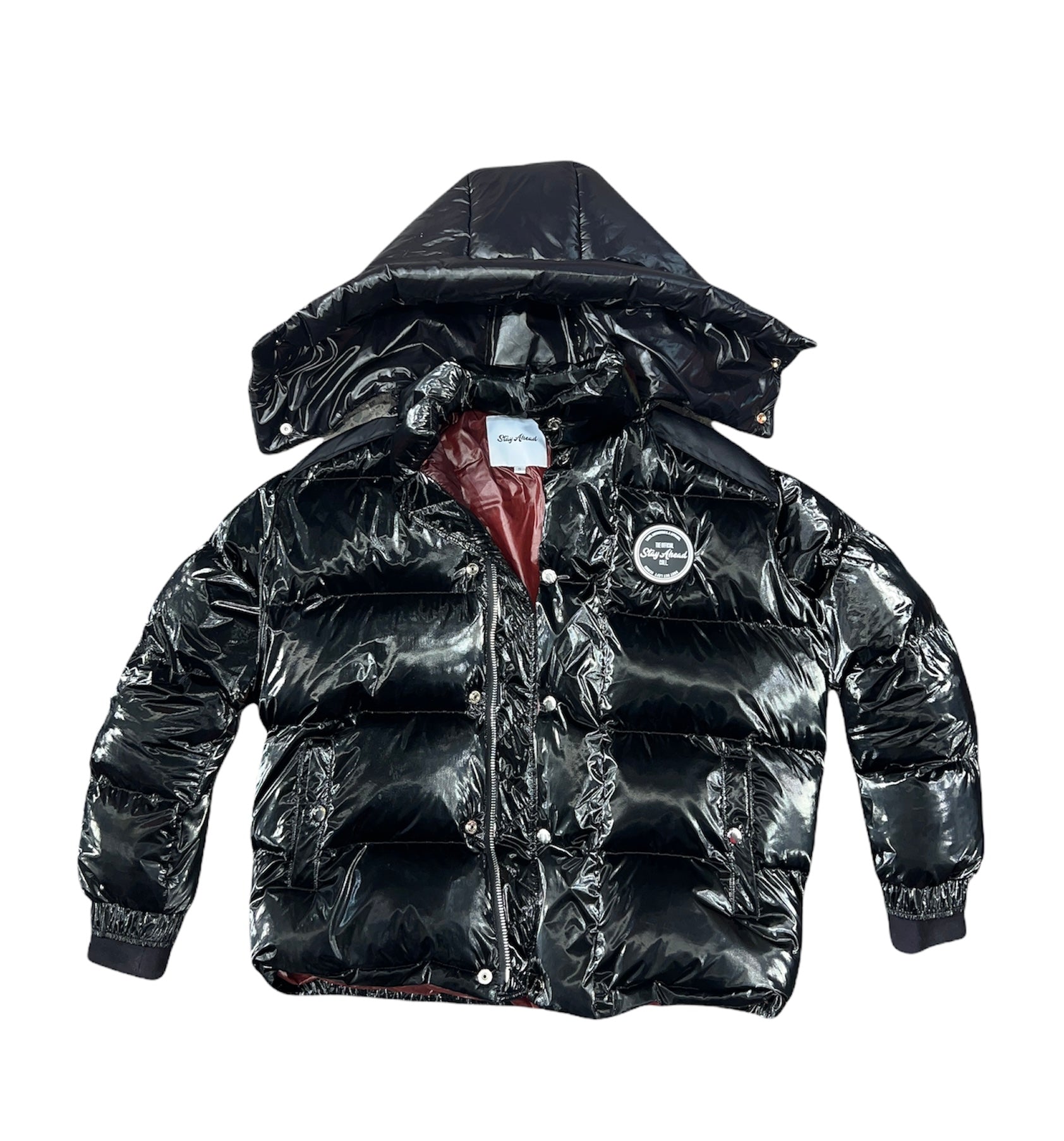 Black Signature Bubble Coat