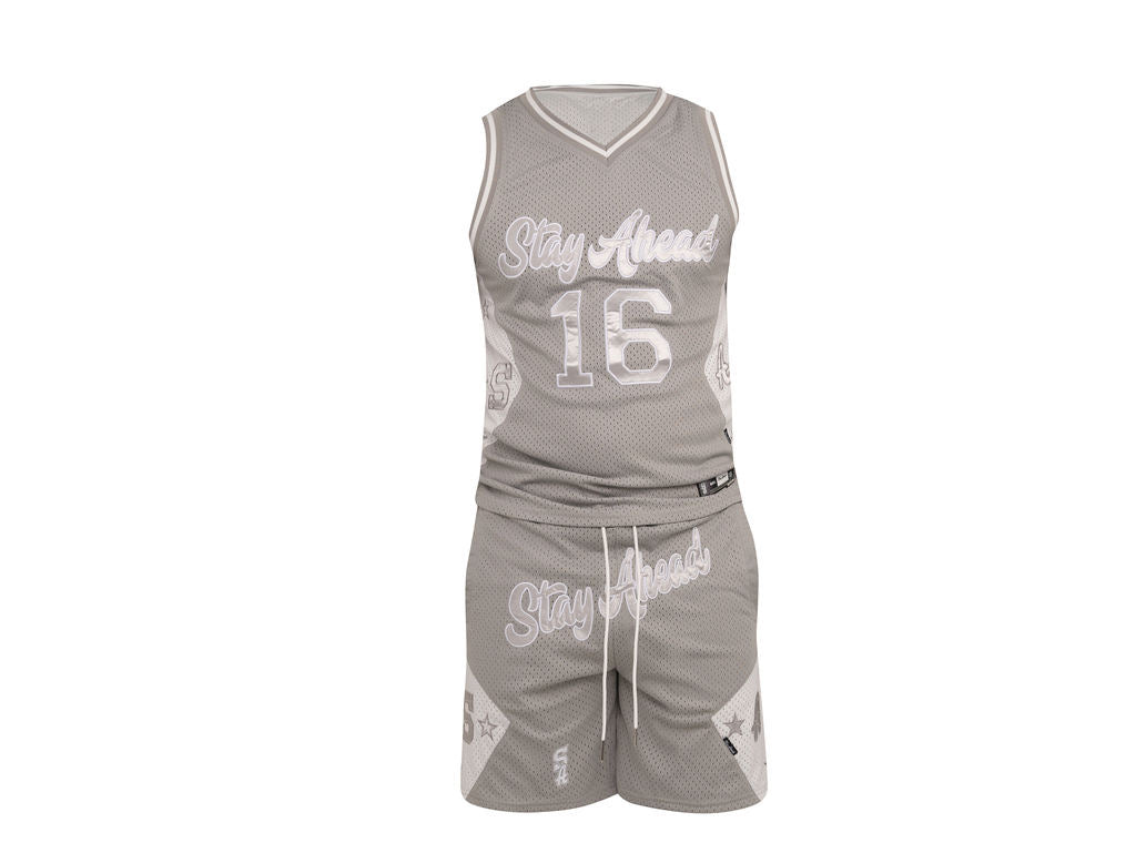 Signature Grey/White Jersey Set