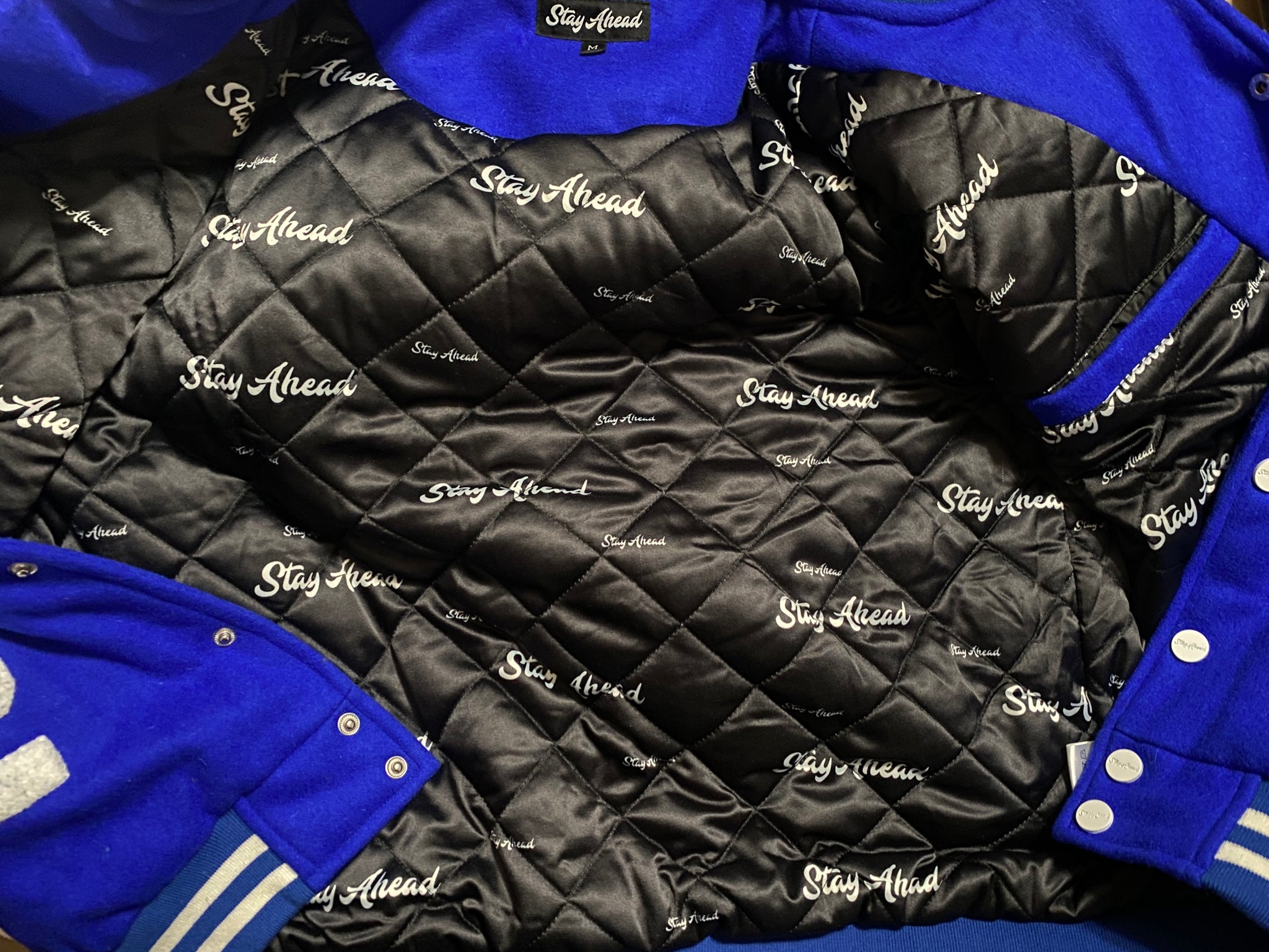 Royal Blue Varsity Jacket